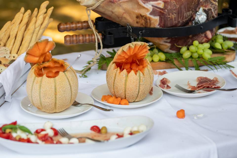 Spuntini frutta piatti misti