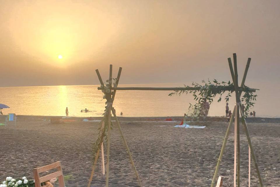 In spiaggia