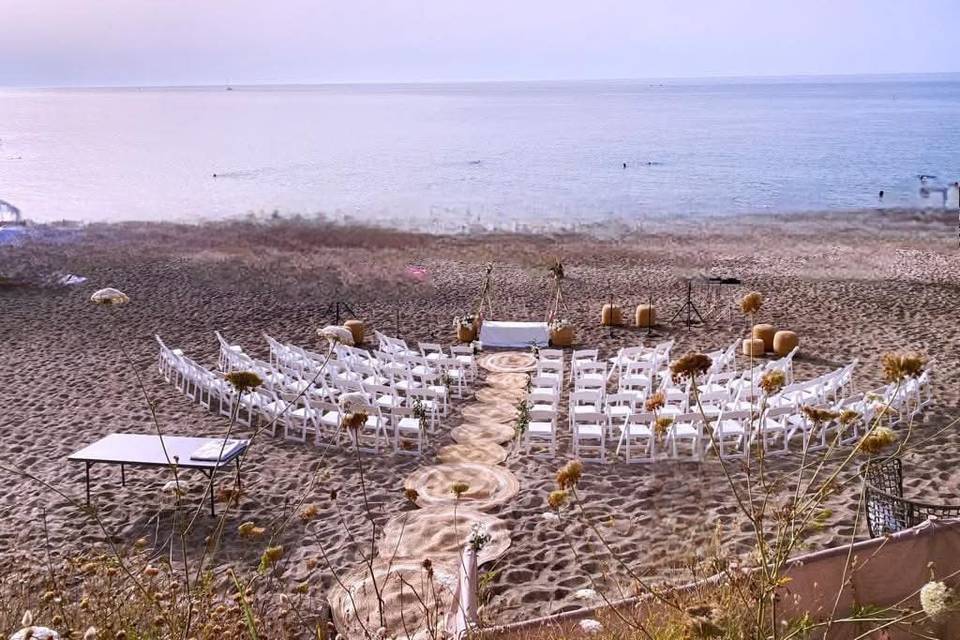 Cerimonia in spiaggia