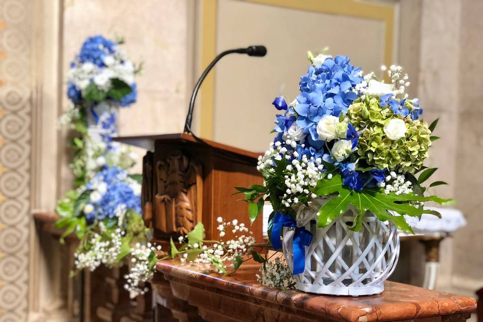 Ortensie,delphinium,lisianthus