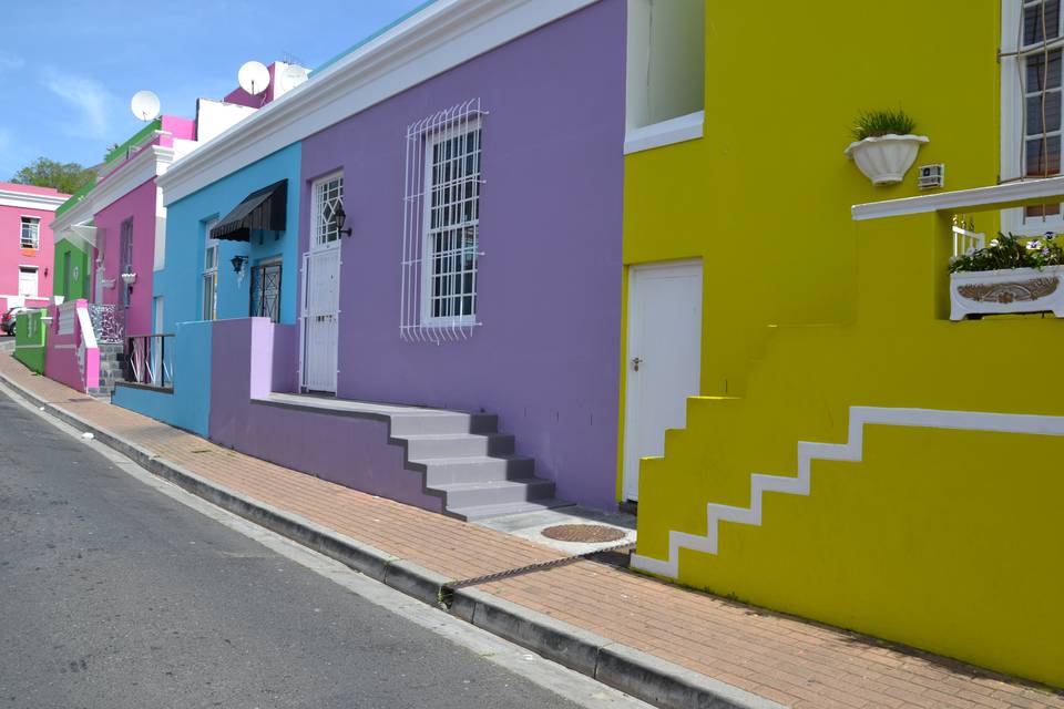 Bokaap a Cape Town Sudafrica