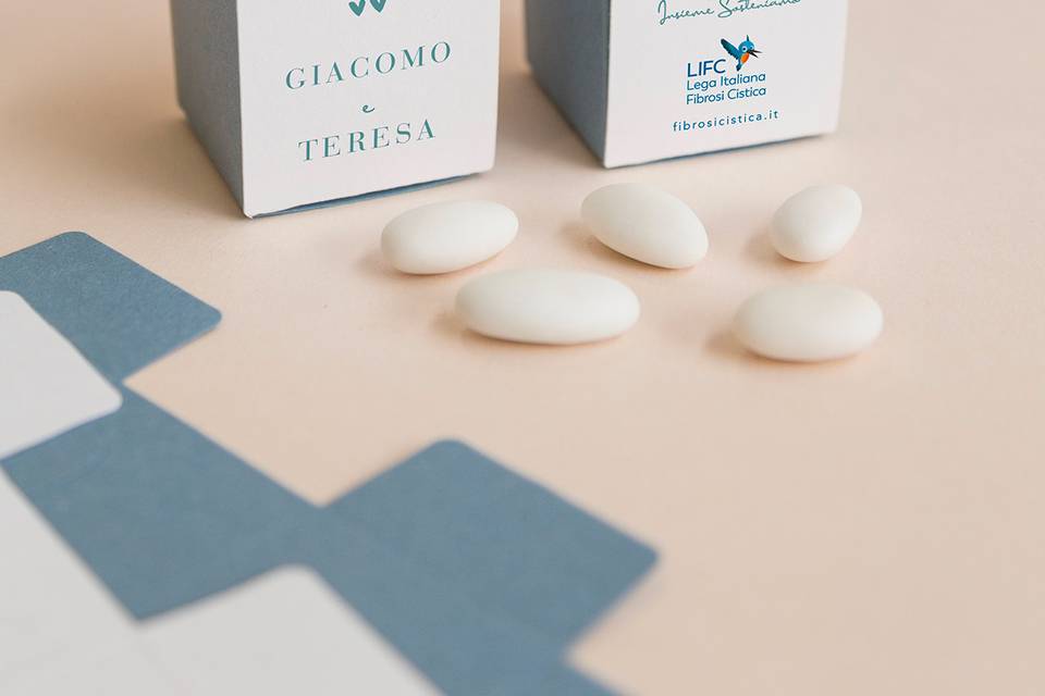 Scatolina porta confetti Frame
