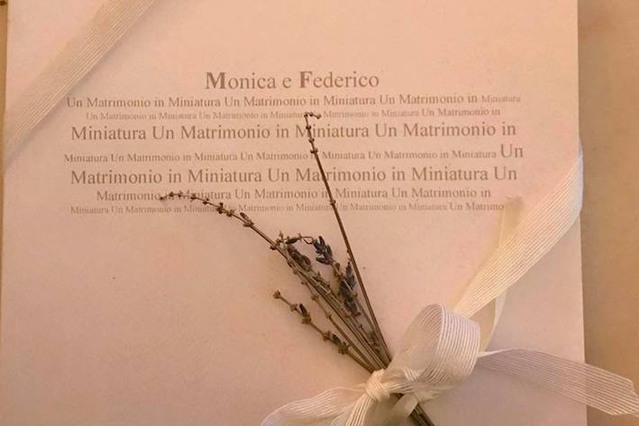 Matrimonio in miniatura