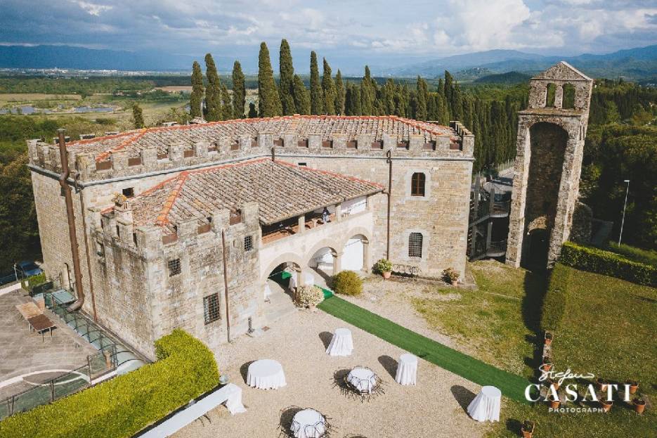 Veduta facciata interna