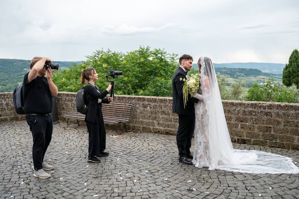 Set fotografico sposi
