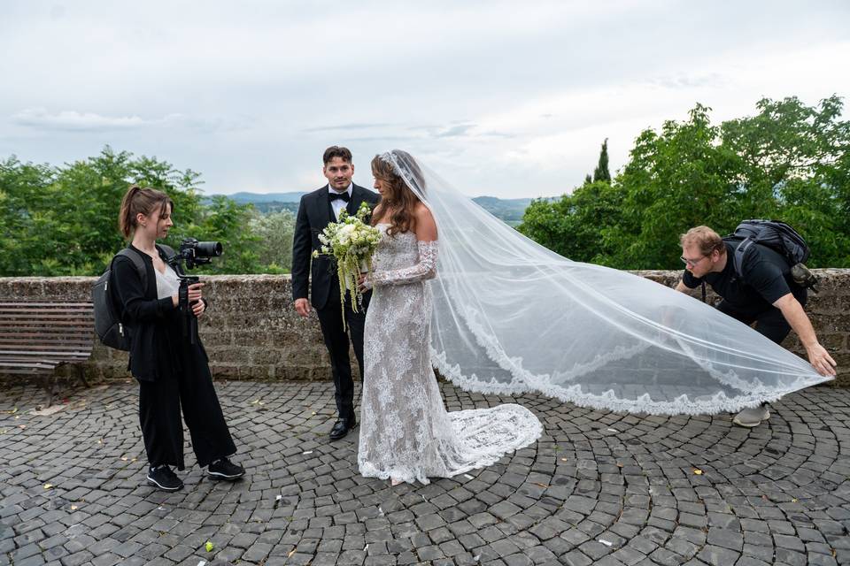 Velo lungo sposa