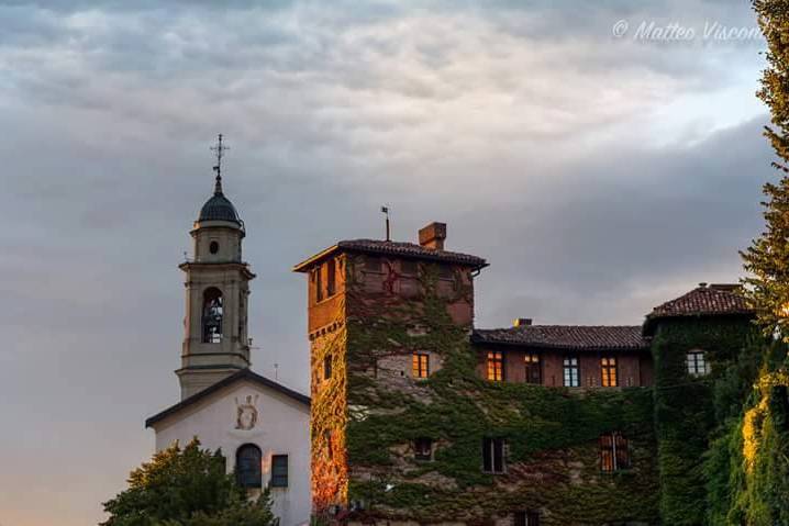 Esterno al tramonto