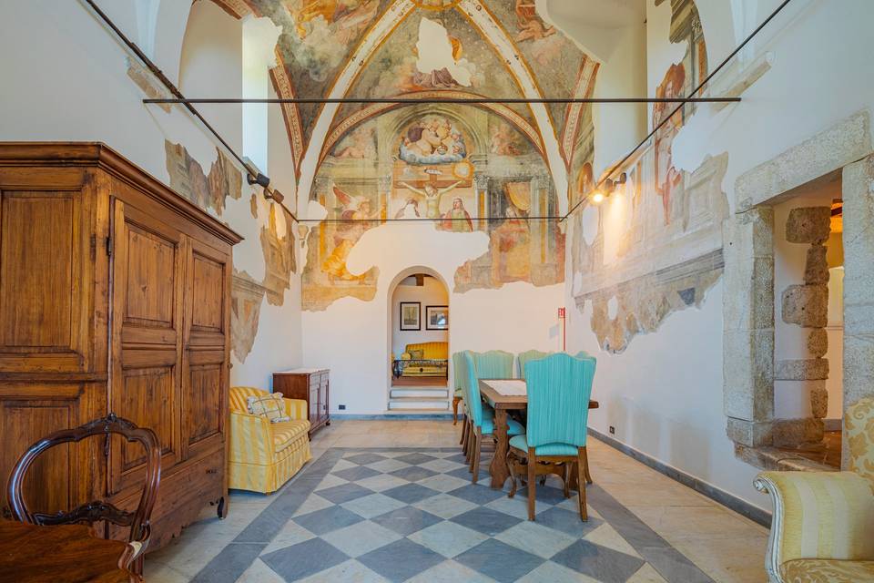 Salotto affrescato 2