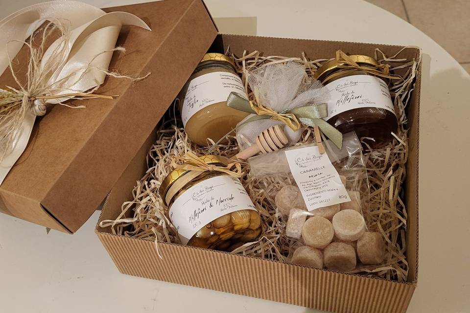 Confezione mieli e caramelle
