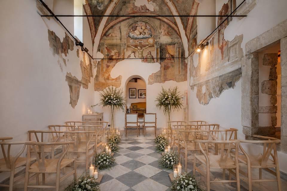 Ceremony setup