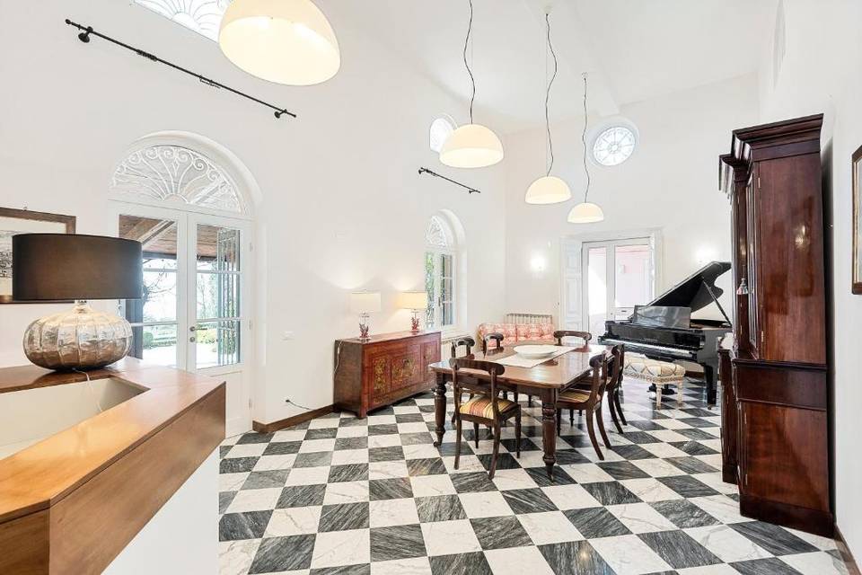 Salotto su veranda