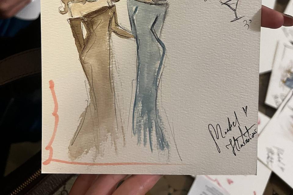 live sketching x calice