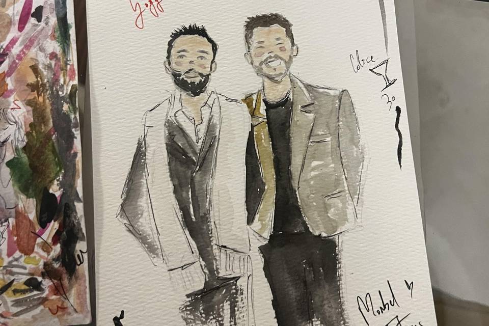 live sketching x calice