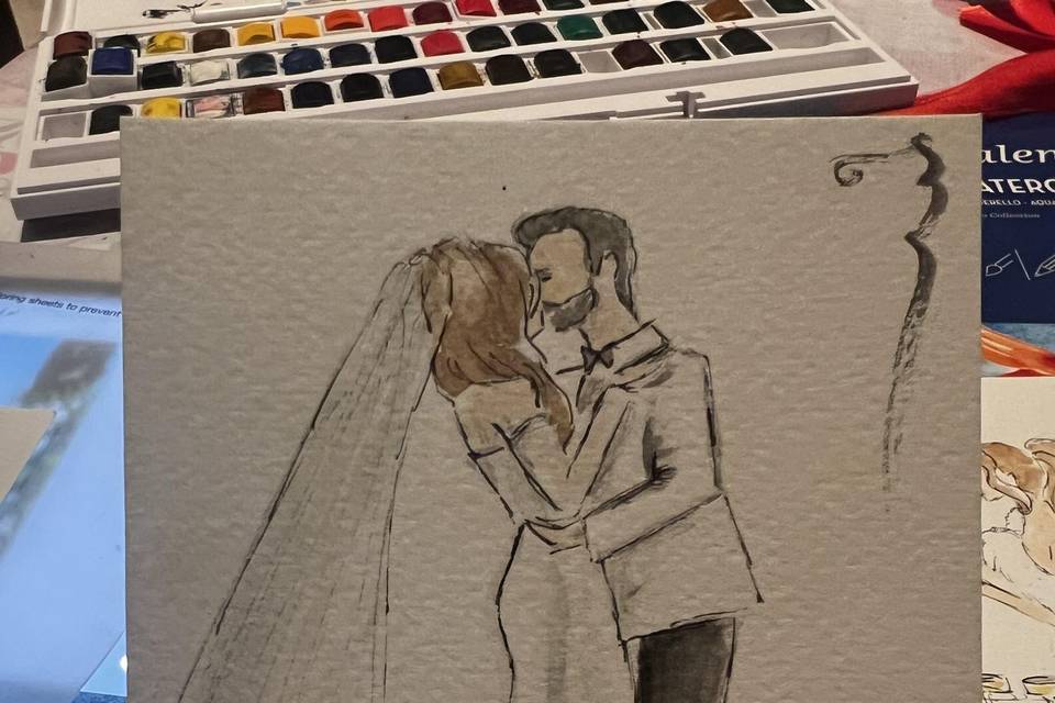 live sketching