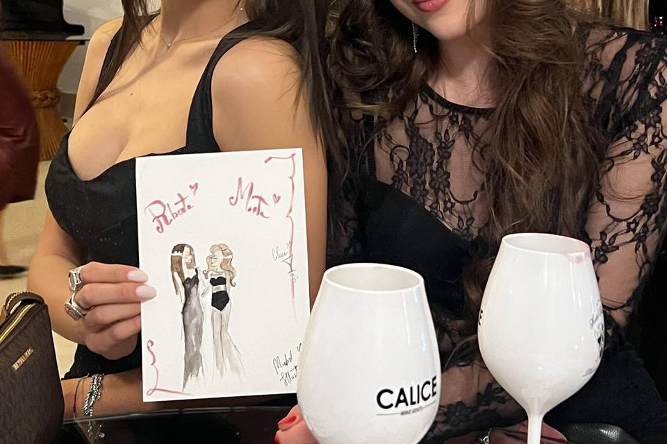 live sketching x calice
