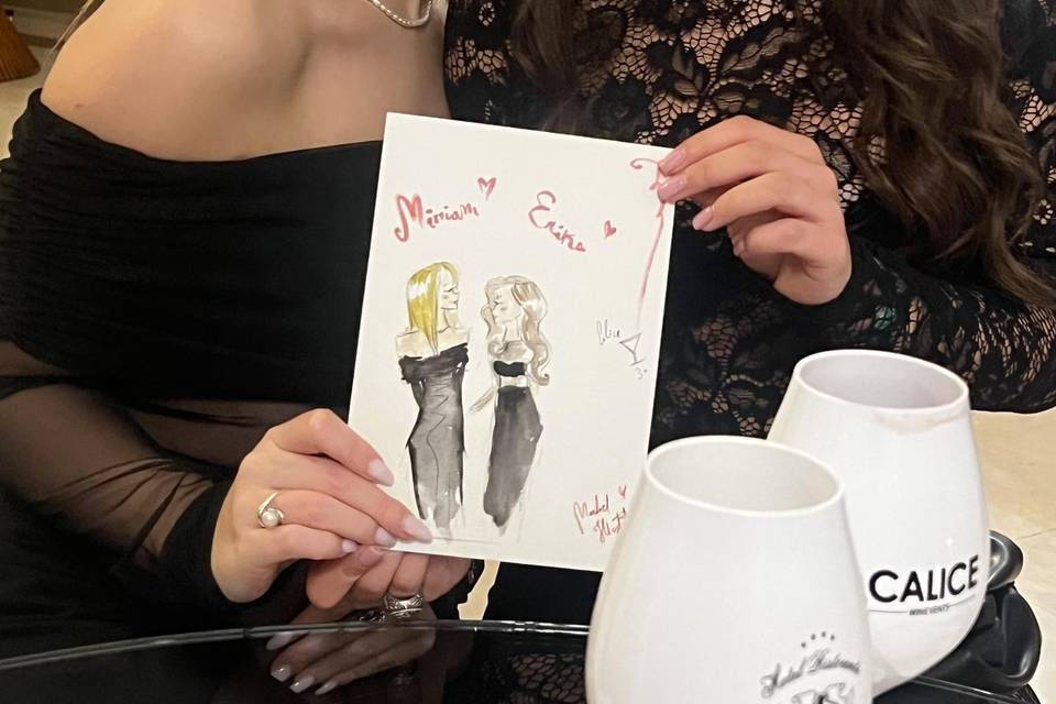live sketching x evgenia brand