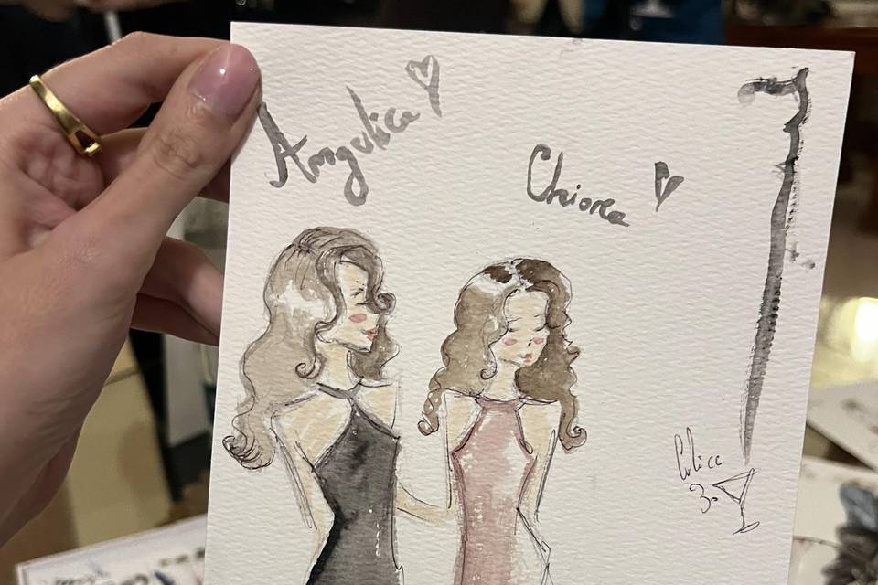 live sketching x calice