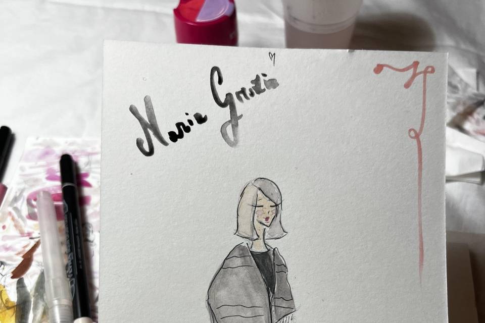 live sketching