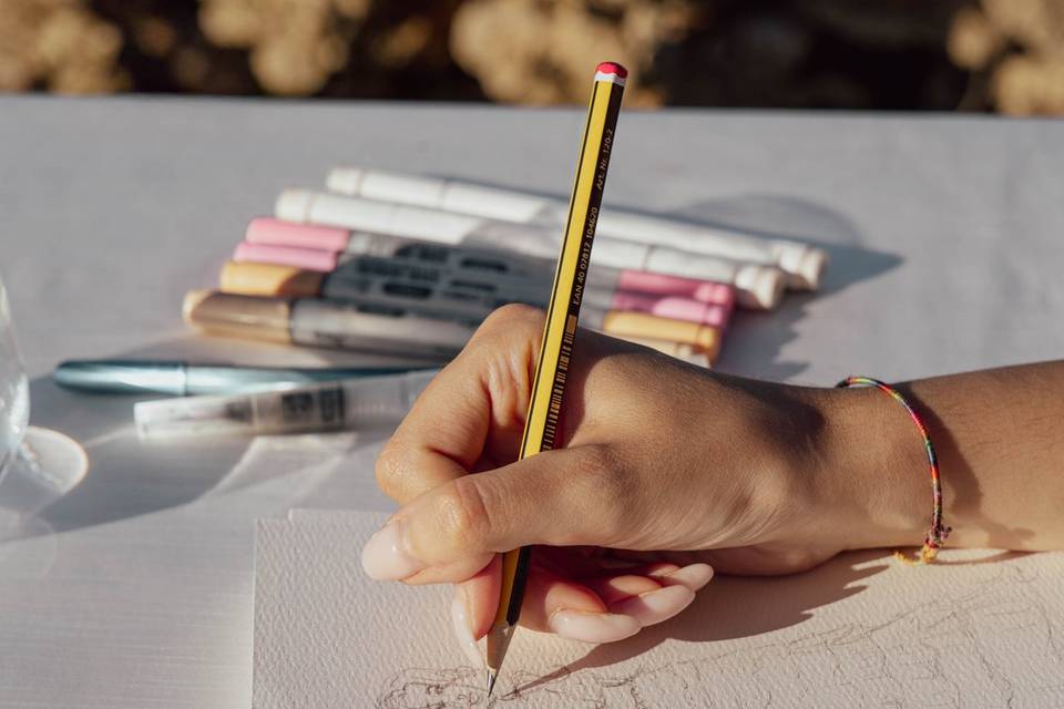 live sketching