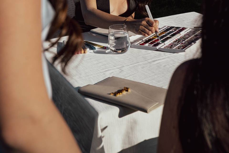 live sketching