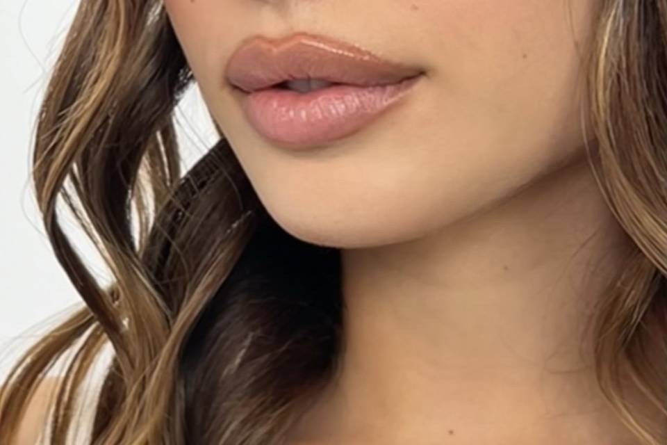 Glam makeup