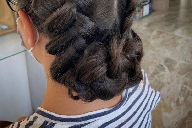 Chignon trecce