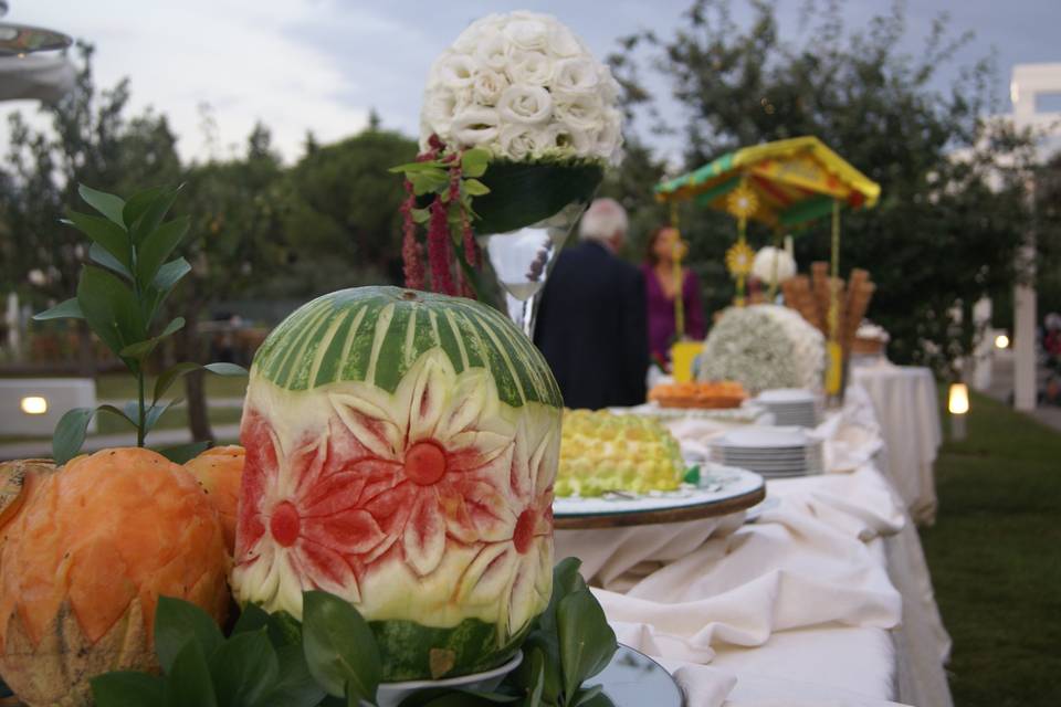 Buffet frutta e dolci