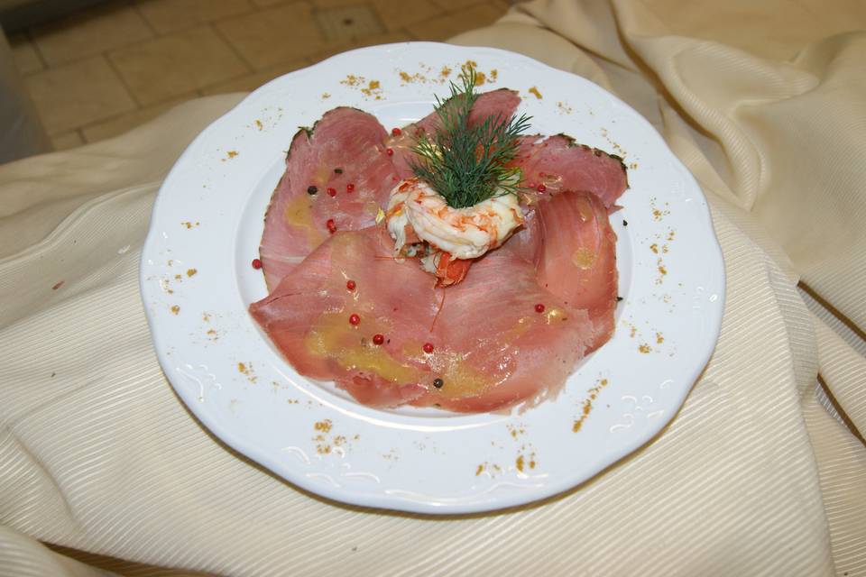 Carpaccio di tonno rosso