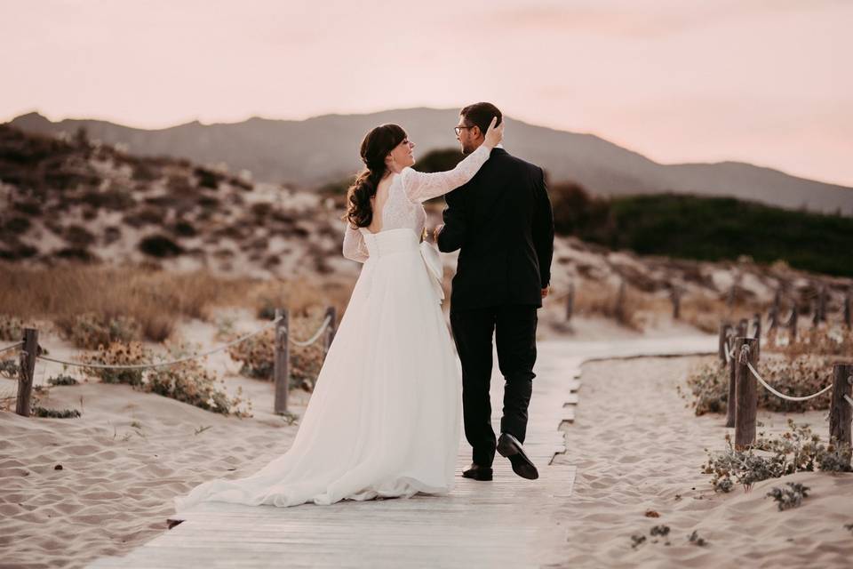 Matrimonio spiaggia chia