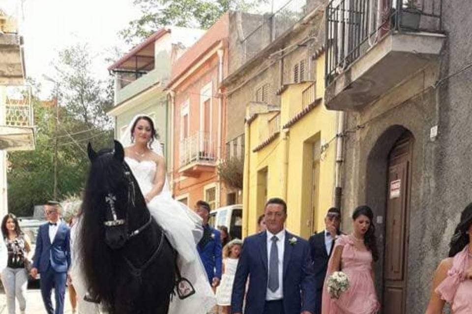 Matrimonio in sella