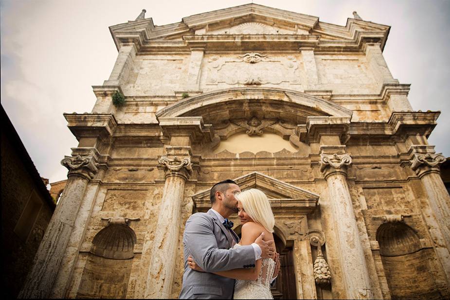 Engagement sul campo da golf