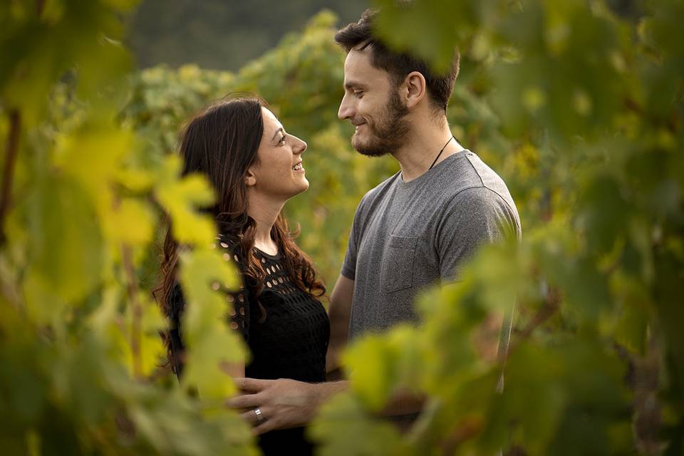 Engagement in chianti