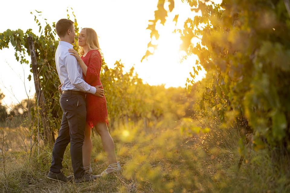 Engagement in Chianti