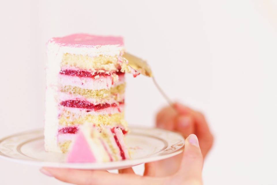 Torta alla vaniglia e fragola