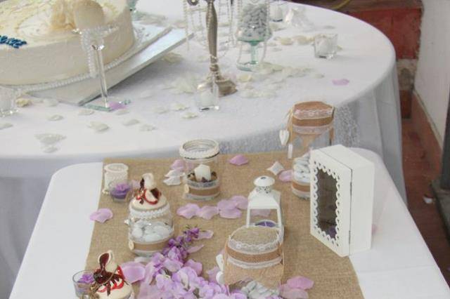 Allestimento cerimonia shabby