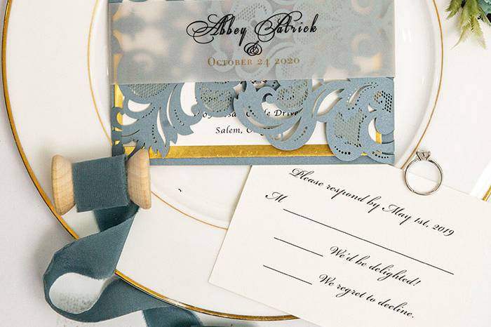 Dusty Blue Wedding Theme