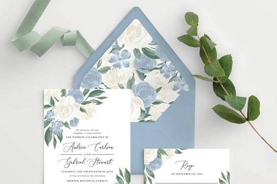 Dusty Blue Wedding Theme