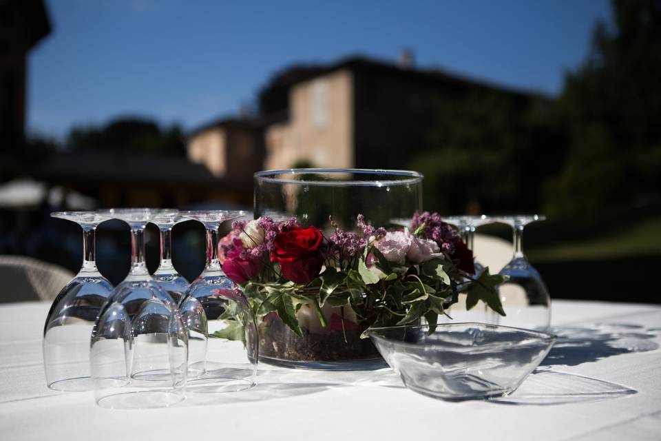 Il pranzo in giardino