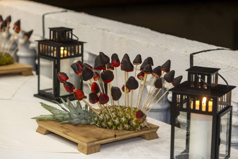 Fragole con cioccolato