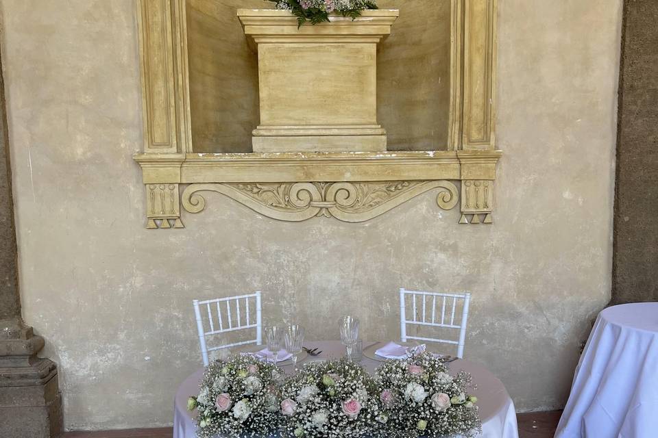 Il tavolo degli sposi