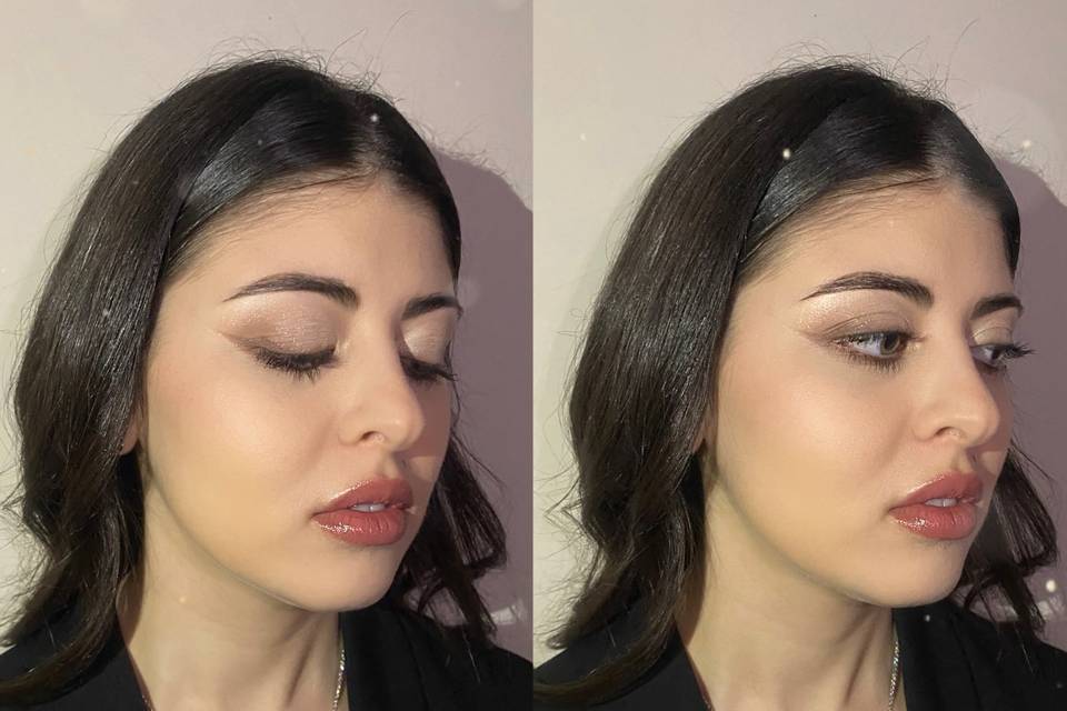 Focus on Natural glam look!