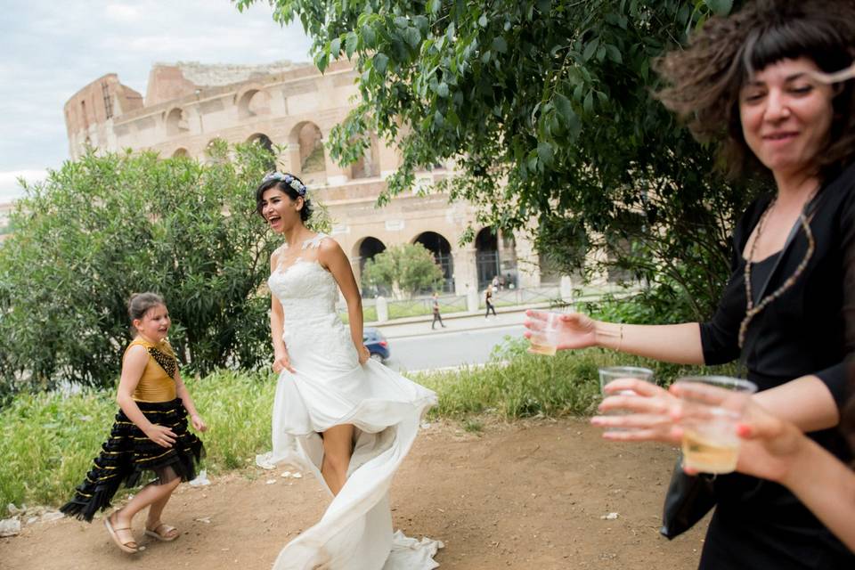 Tram tracks weddings