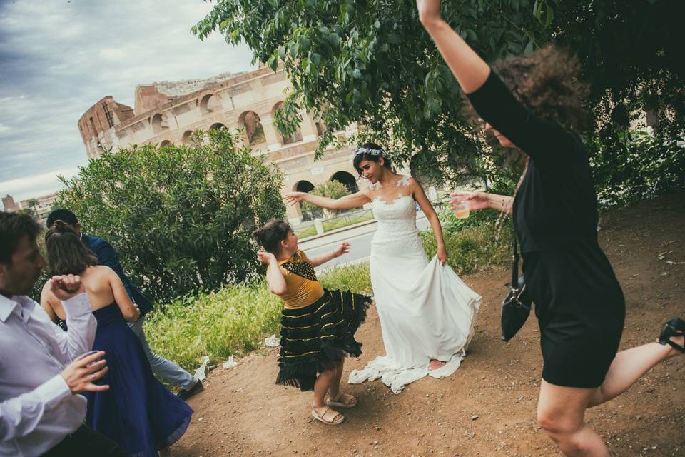 Tram tracks weddings