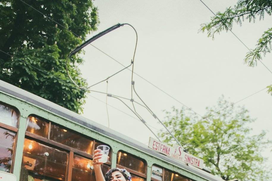 Tram tracks weddings