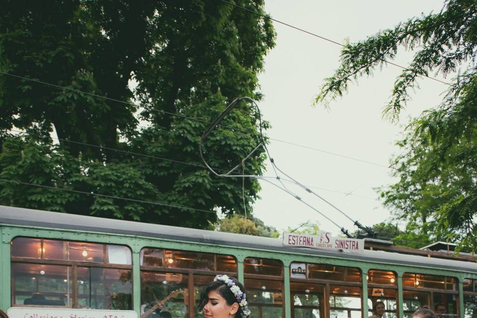 Tram tracks weddings