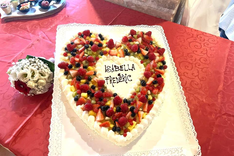 La torta a cuore