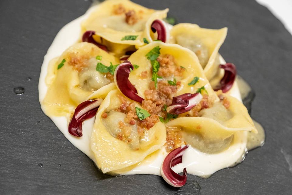 Ravioli al radicchio di Trevis