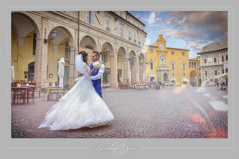 La piazza di Fermo