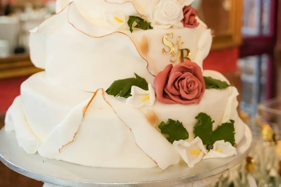Torta nuziale home made