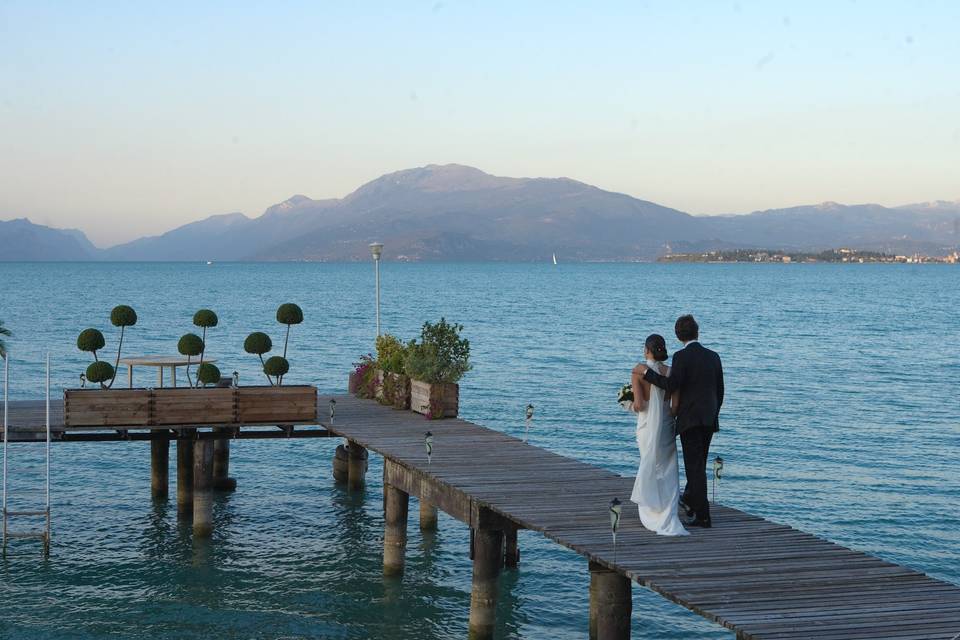 Sposi al lago di garda